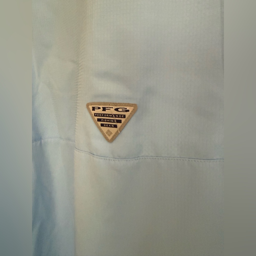 2 Columbia PFG Omni shade button up multi pocket long sleeve shirt - Picture 10 of 15